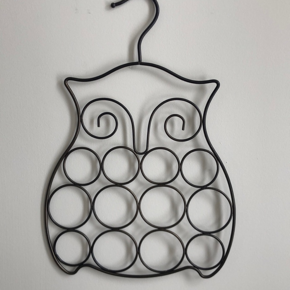 Metal Owl Scarf Hanger